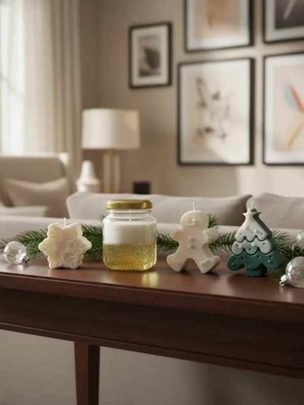 Velas Artesanales Kit Navideño