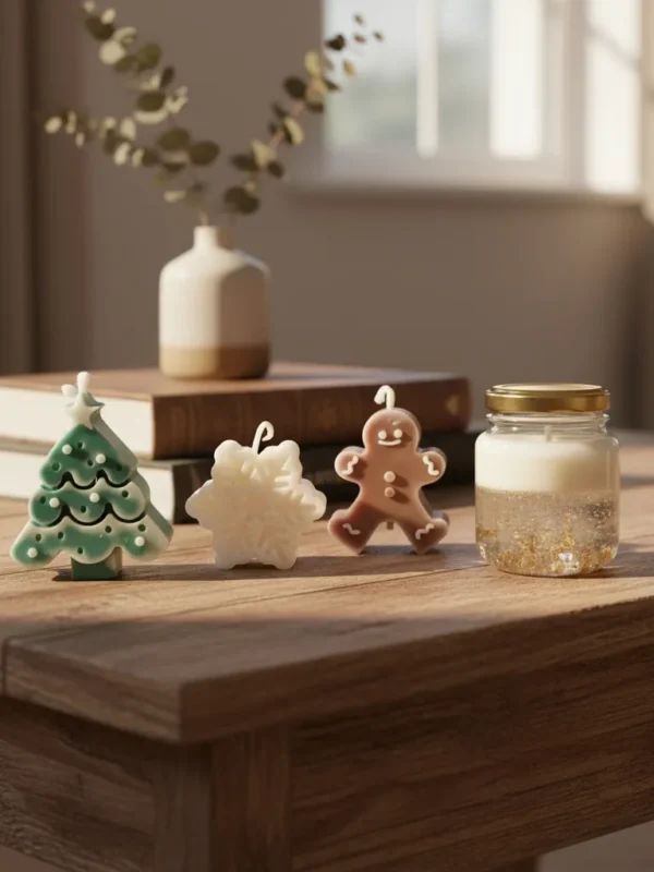 Velas Artesanales Kit Navideño