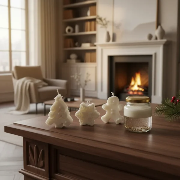 Velas Artesanales Kit Navideño