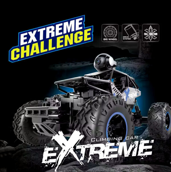 Coche Rc 4x4 Con Cámara Wifi Hd - Todoterreno Alta Velocidad