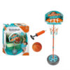Set Básquetball Baloncesto Base Aro Portátil Niños + Balón