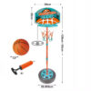 Set Básquetball Baloncesto Base Aro Portátil Niños + Balón