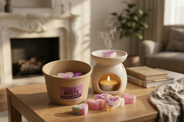 Wax Melts de Cera de Soja Artesanal Corazones
