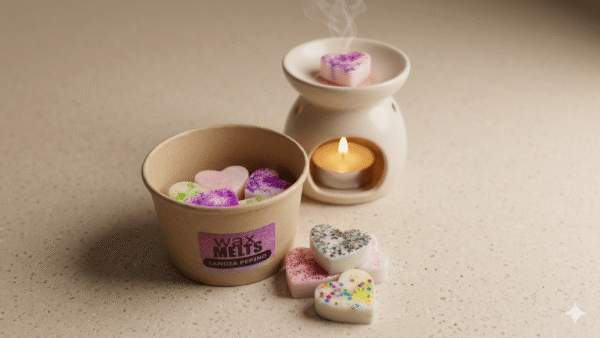 Wax Melts de Cera de Soja Artesanal Corazones
